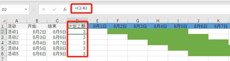 甘特图怎么画 甘特图详细制作教程