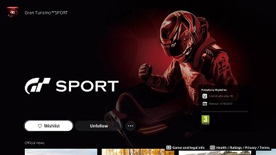 《GT Sport》即将告别：PS商店下架，月底全面停服