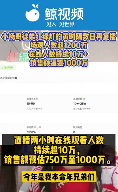 小杨哥徒弟红绿灯的黄再次复播