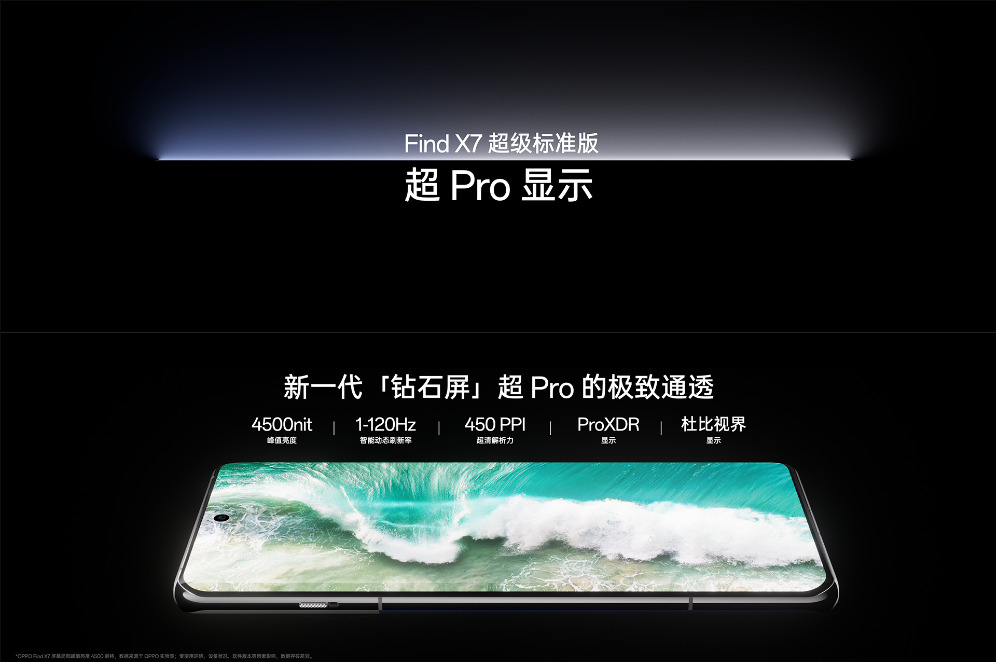 OPPO Find X7 超级标准版发布  天玑9300及三主摄