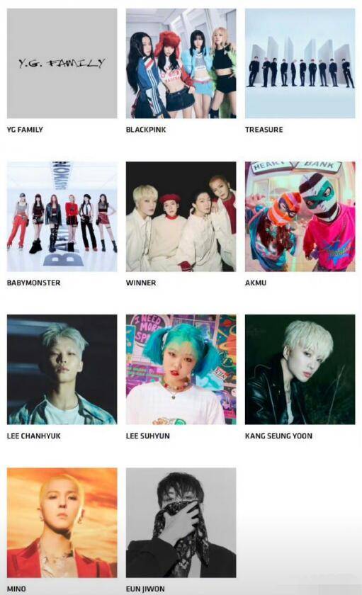 YG删除BLACKPINK个人介绍页面