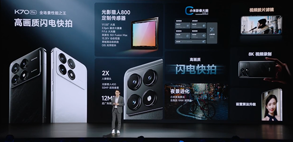 红米K70 Pro主摄是什么可变光圈吗
