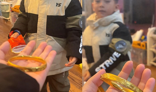 5岁娃将奶奶的金镯子送给妈妈,背后的故事感动无数人