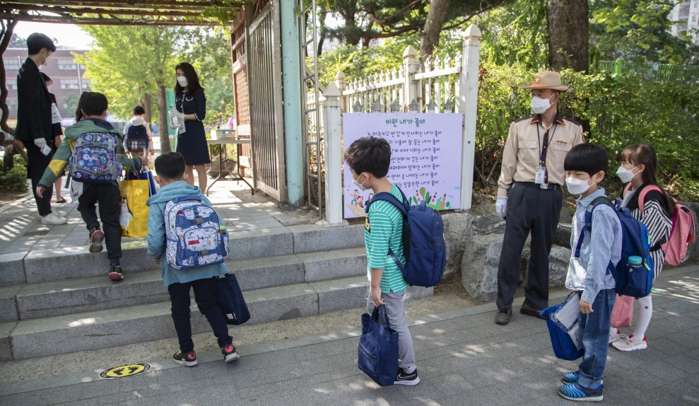 韩国23%小学在校生不足60人
