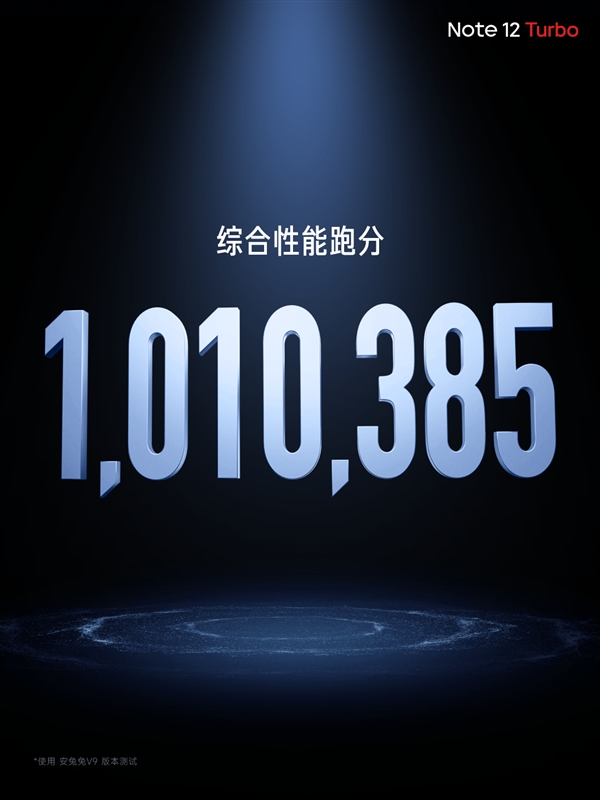 Redmi Note 12 Turbo首发第二代骁龙7 ：跑分超101万 游戏性能狂暴