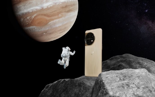 一加11木星岩限定版抢先看：3D微晶岩 金色边框