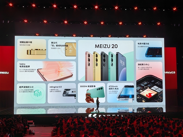 满血标准版48个月不卡！魅族20发布：2999元起