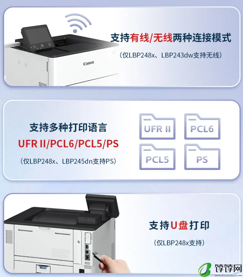 佳能 A4 幅面黑白激光打印机 LBP240 系列上市，最快每分钟 40 页