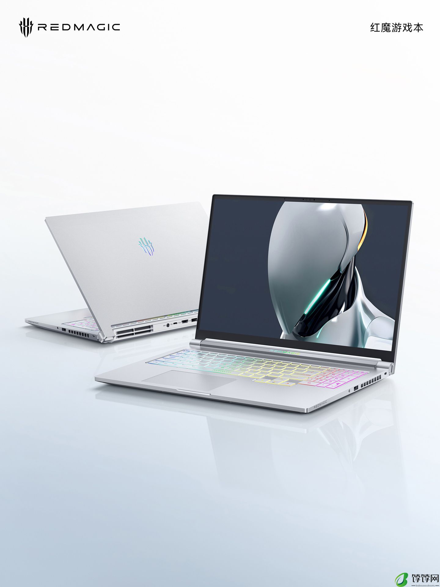 红魔游戏本 16 Pro 官方渲染图公布：黑白双色、RGB 背光键盘
