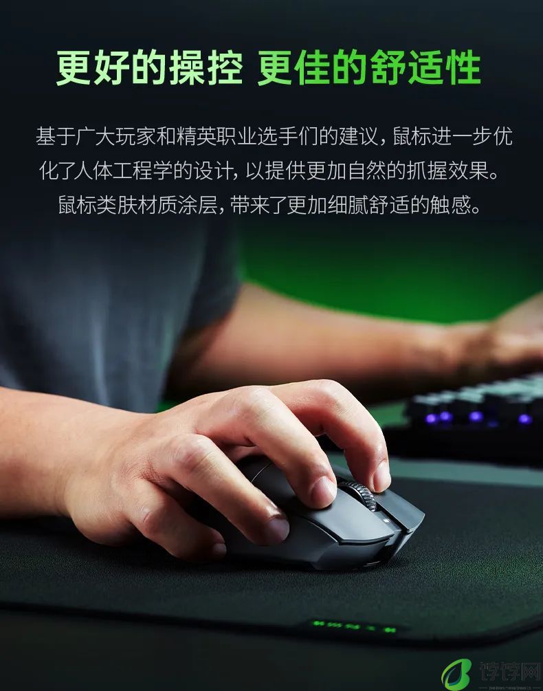 雷蛇炼狱蝰蛇 V3 极速版鼠标发布：重 55g、最高 8000Hz 轮询率，售价 799 元