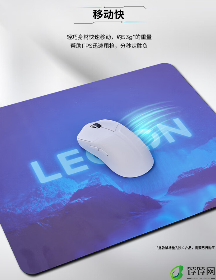 联想拯救者 M6X Pro 鼠标上架：PAW3395 传感器、三模连接，首发 99 元