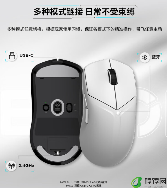 联想拯救者 M6X Pro 鼠标上架：PAW3395 传感器、三模连接，首发 99 元