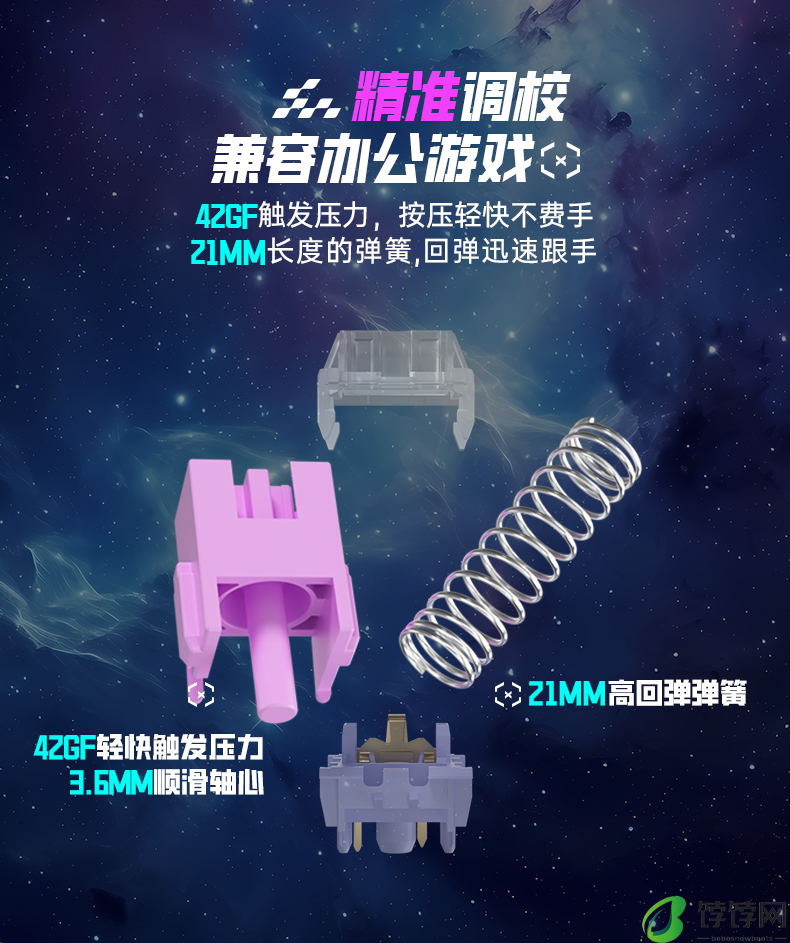 ILOVBEE B87 客制化三模键盘知速轴开售：三模连接、全键热插拔，299 元