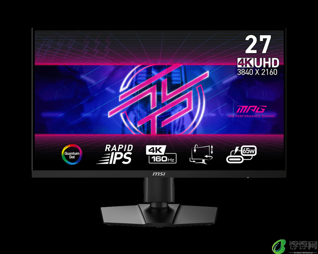 微星推出 MPG 274URF QD 27 英寸显示器：4K 160Hz、量子点 IPS 面板