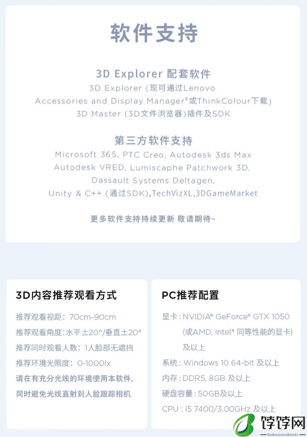 联想 ThinkVision 裸眼 3D 显示器上架：27 英寸 4K 60Hz，18999 元