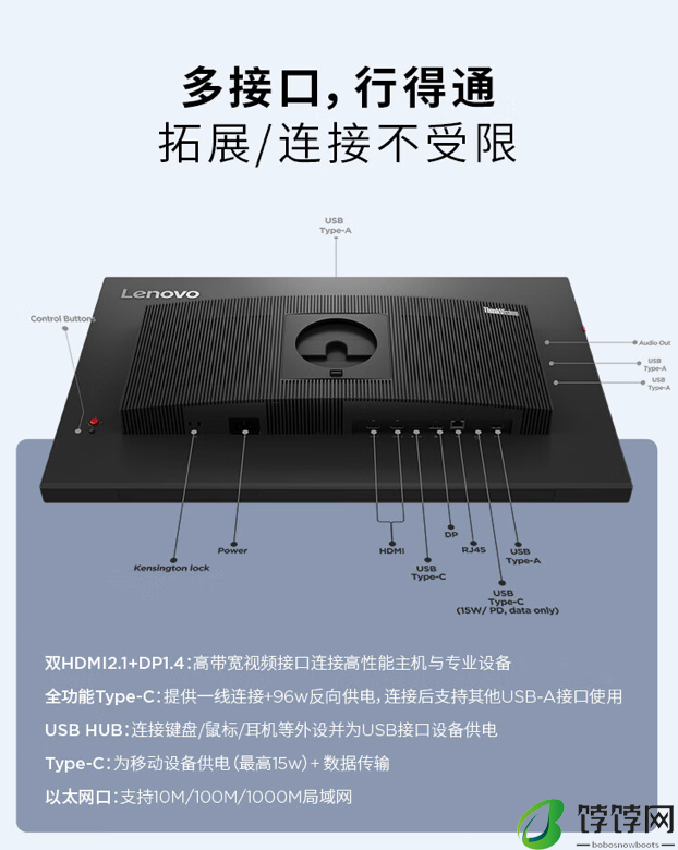 联想 ThinkVision 裸眼 3D 显示器上架：27 英寸 4K 60Hz，18999 元