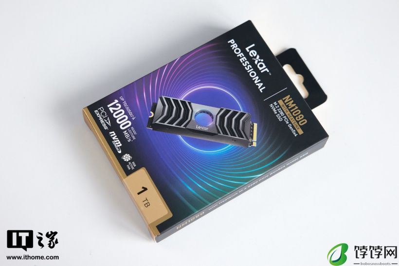 雷克沙 NM1090 PCIe5.0 Gen5x4 NVMe 固态硬盘体验:12000MB/s超高速读取,RGB 散热马甲是绝配