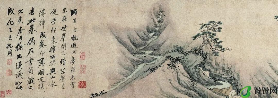 看沈周笔下杭州胜景，浙博馆藏明清书画赴京展出