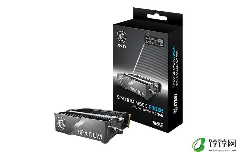 微星推出 SPATIUM M580 FROZR 固态硬盘：PCIe 5.0 标准，配备三热管散热器