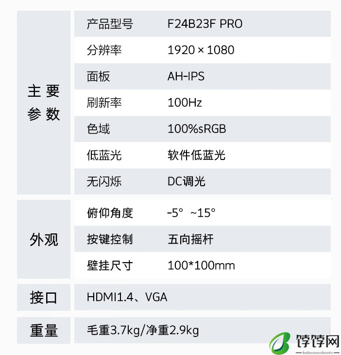 创维推出 F24B23F PRO 23.8 英寸显示器：1080P 100Hz，499 元