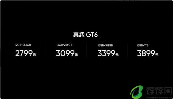 同档最强直屏旗舰！真我GT6发布：2799元起