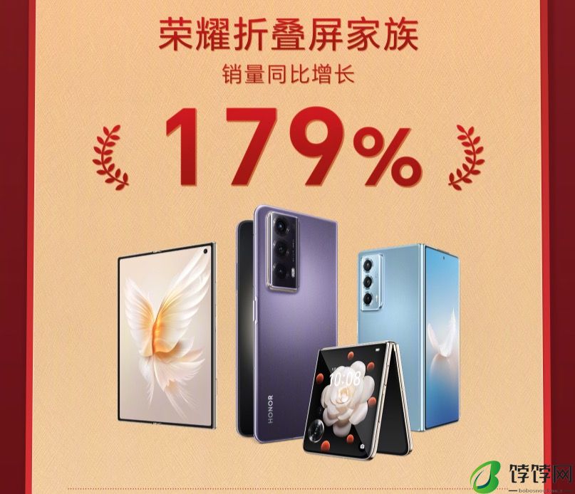 荣耀折叠屏手机 618 销量增长 179%!赵明:已完成所有折叠屏品类技术储备