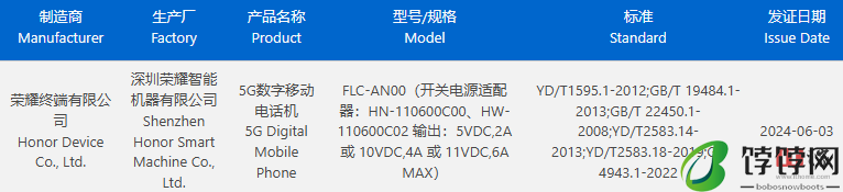 荣耀 Magic V3 系列手机通过国家质量认证:拥有卫星通信版、支持 66W 快充