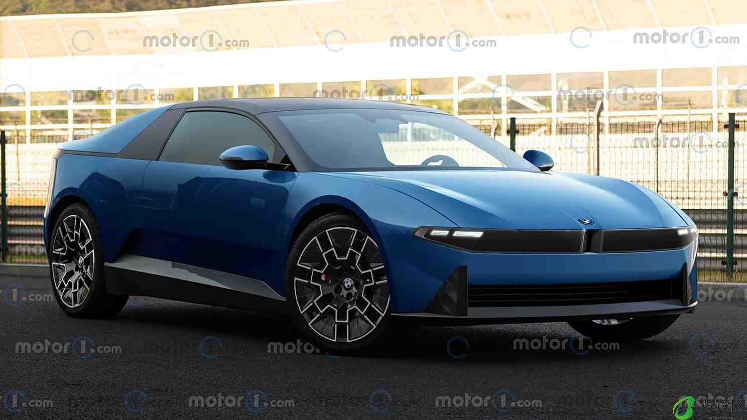 宝马全新纯电轿跑车Neue Klasse EV Coupe假想图引发关注