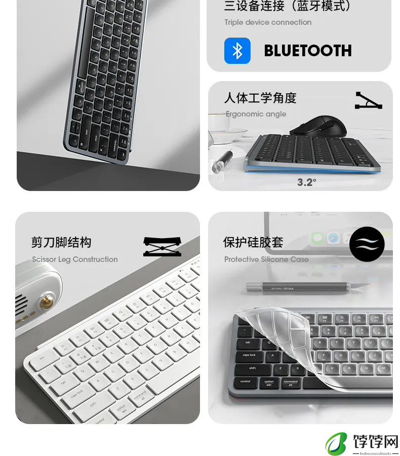 Keychron 推出 B1 Pro 无线键盘：重 425g / 主打轻薄，支持三设备连接