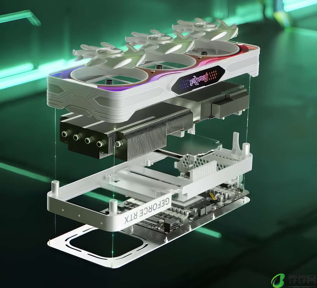幻彩灯条 + AD102 GPU，同德 Palit 预告 RTX 4090 GameRock White 显卡