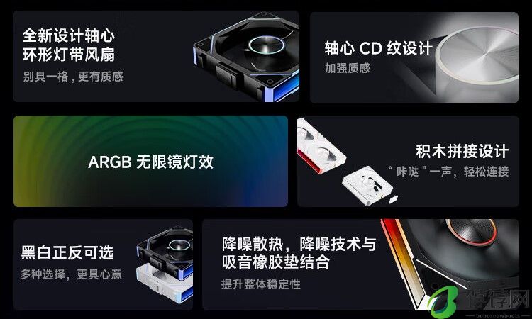 丛林豹推出星际积木 SE 风扇：支持拼接串联，三联包首发价 149 元