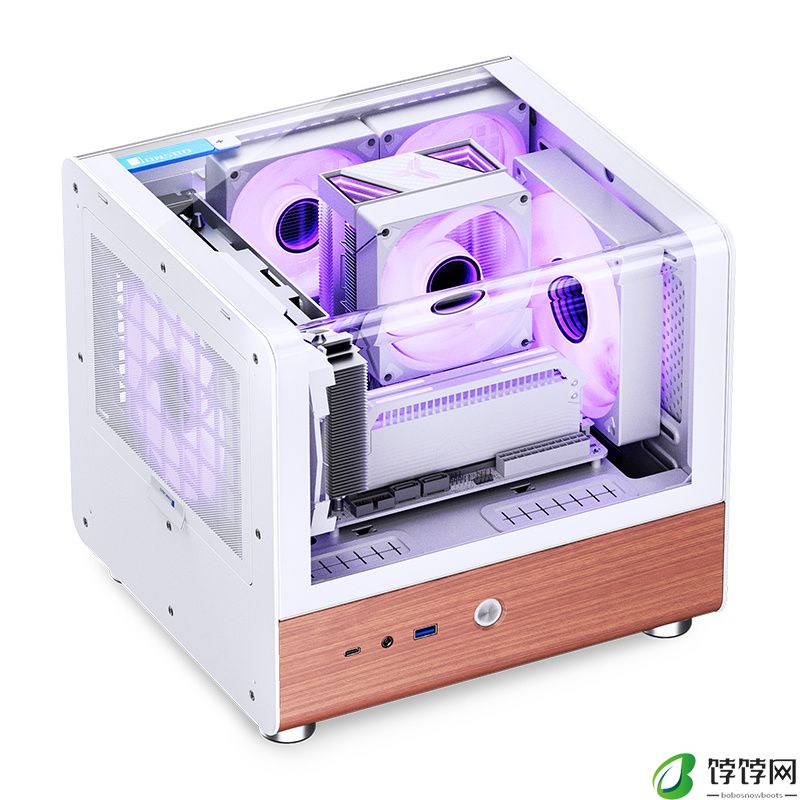 双 R 角折弯玻璃 + 胡桃木饰板，乔斯伯推出 ITX 海景房机箱 TK-0