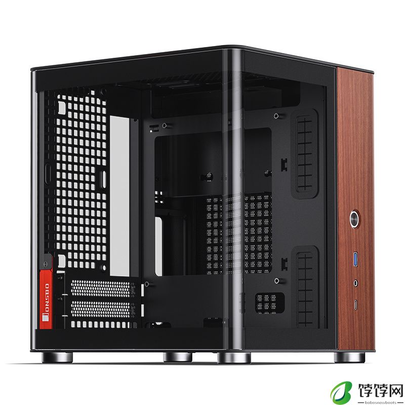 双 R 角折弯玻璃 + 胡桃木饰板，乔斯伯推出 ITX 海景房机箱 TK-0