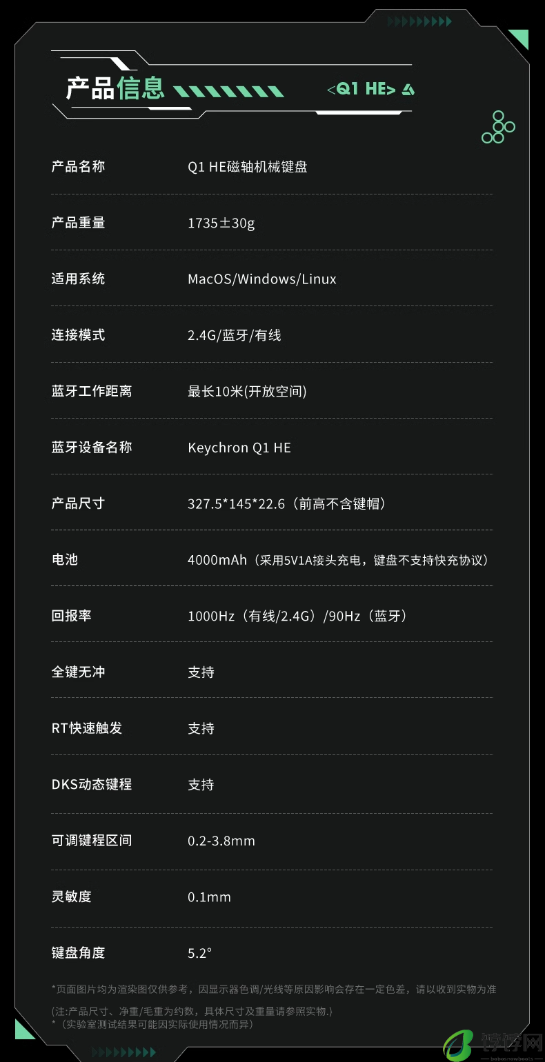 Keychron Q1HE 三模磁轴键盘上市：CNC 铝坨坨、佳达隆二代磁轴，1321 元