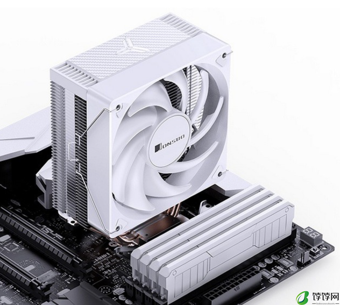 乔思伯推出 CR-1000E 单塔风冷散热器：120mm 风扇 + 4 热管、黑白双色
