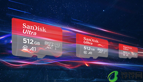 闪迪至尊高速移动版TF存储卡512G到手229元：读速150MB/s