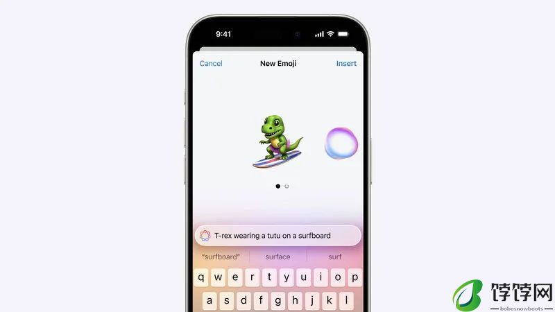 苹果 iOS 18 Genmoji 解锁表情新玩法：听你指令 AI 生成定制 Emoji