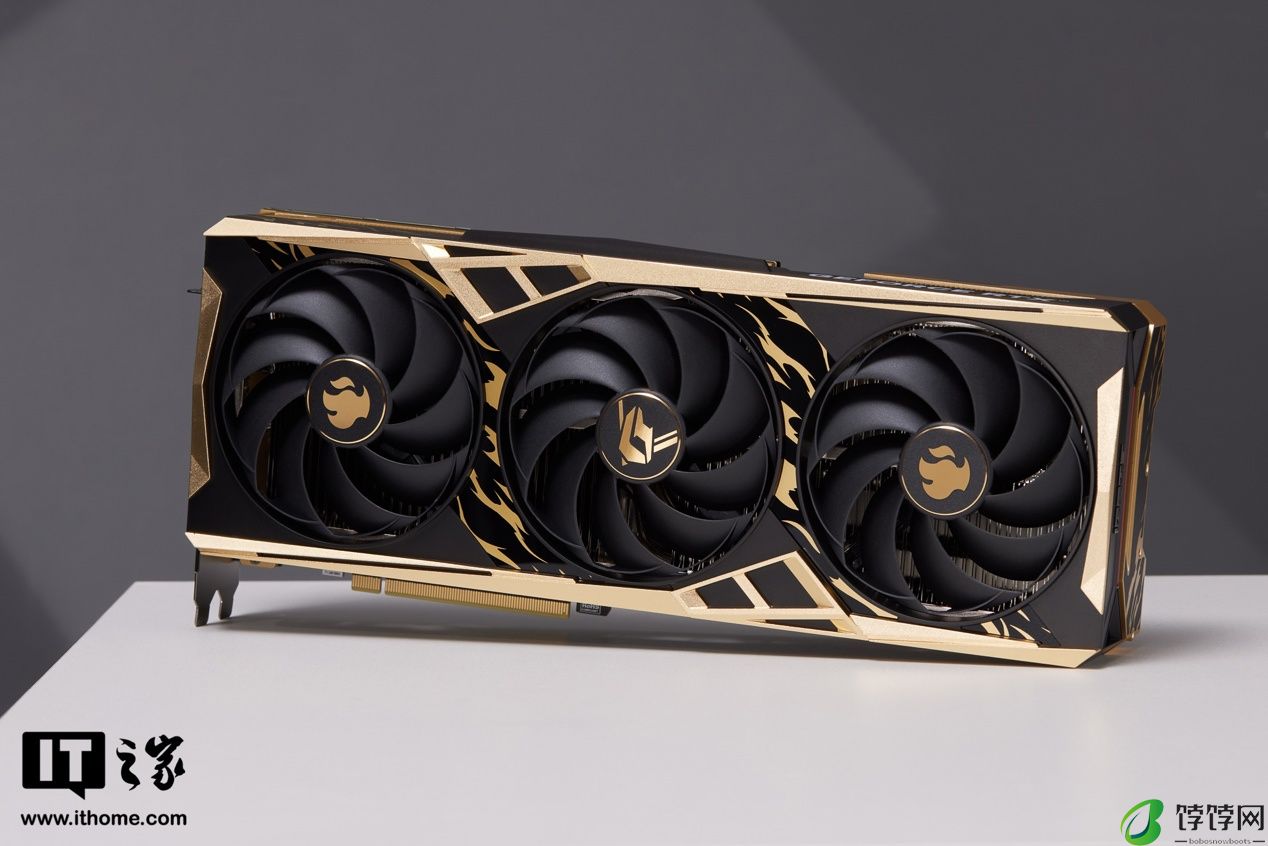 iGame RTX 4070 Ti SUPER 雾山五行联名定制款显卡图赏：玄墨金焰，释放强大烿火之力
