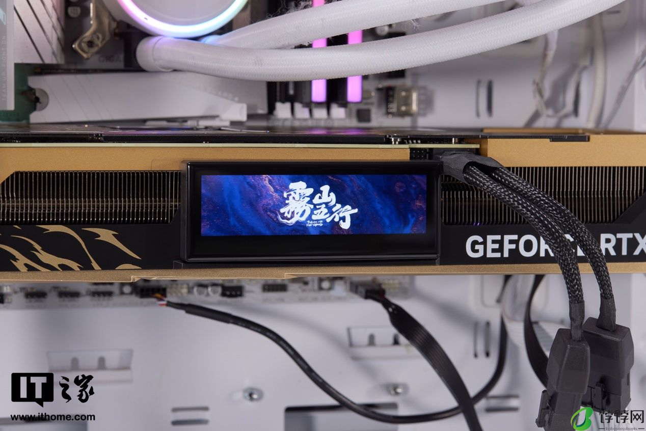iGame RTX 4070 Ti SUPER 雾山五行联名定制款显卡图赏：玄墨金焰，释放强大烿火之力