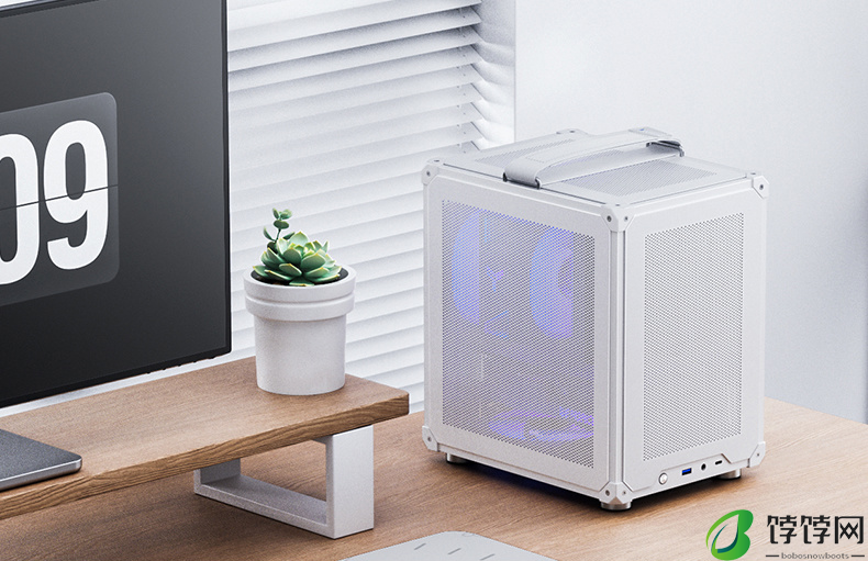乔思伯推出 C6-ITX 机箱：自带提手、黑白双色可选，199 元起