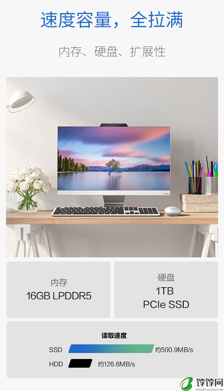 华硕破晓 V5、M3 2024 一体机上市：搭载酷睿 5 120U 与 R5-7520U 处理器，4799 元起