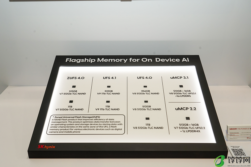 SK 海力士率先展示 UFS 4.1 通用闪存，基于 V9 TLC NAND 颗粒
