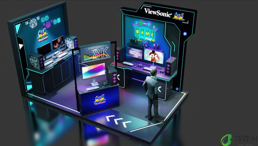  优派携惊艳 8K 大屏亮相 ChinaJoy2024