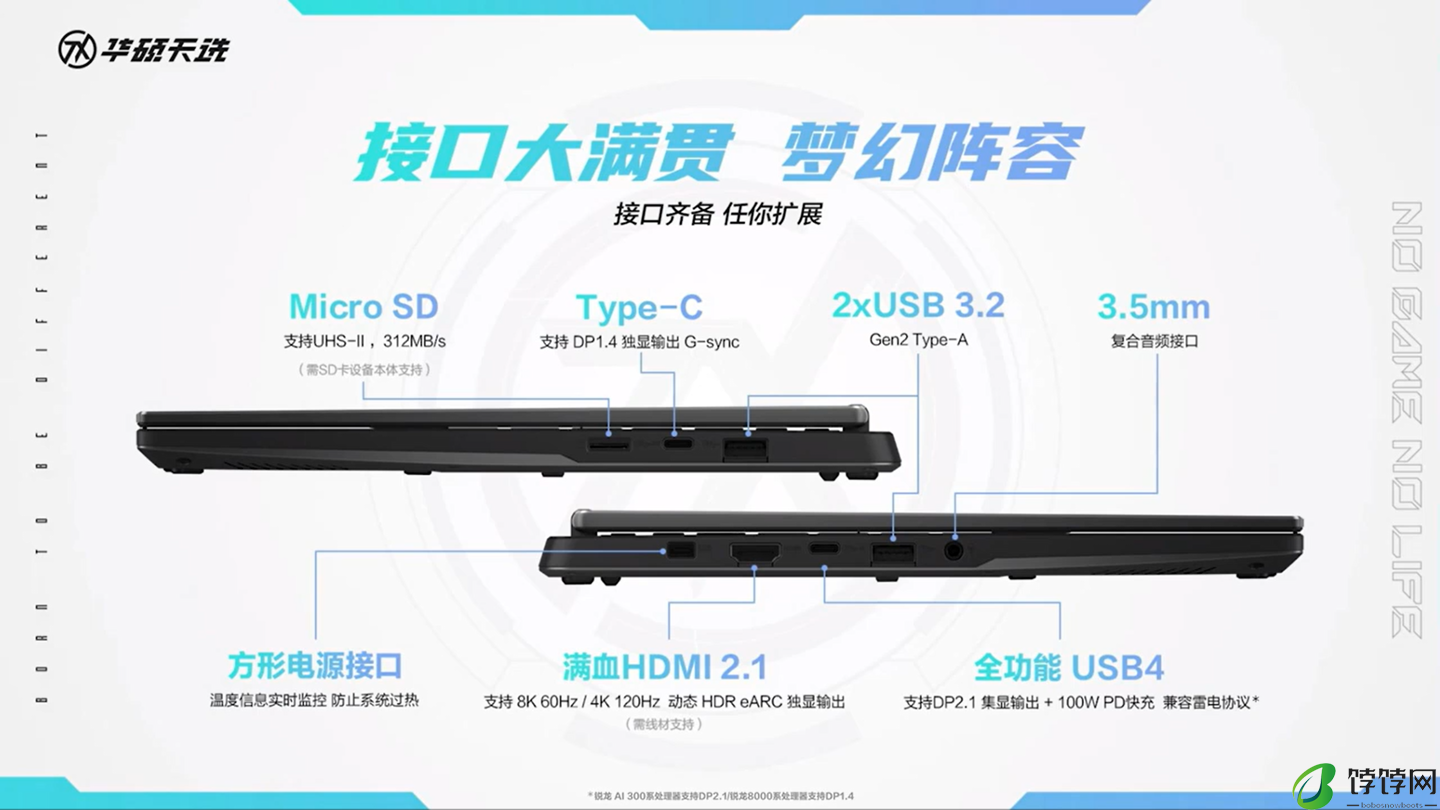 华硕天选 Air 14 英寸游戏本开售：锐龙 7 8845H / AI 9 HX 370、最高 110W 整机性能释放，7299 元起