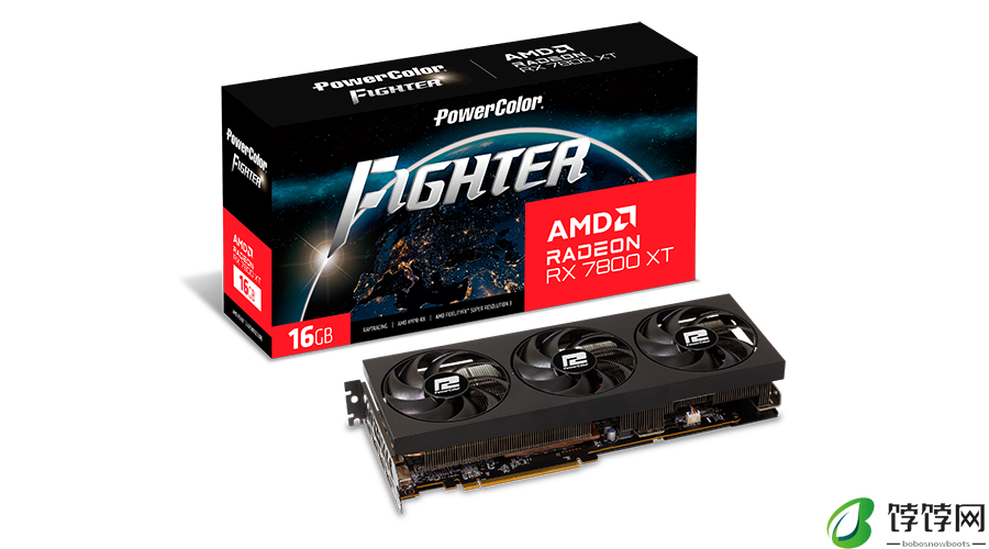 撼讯、玄人志向推出黑化版 Radeon RX 7800XT / 7700XT 显卡