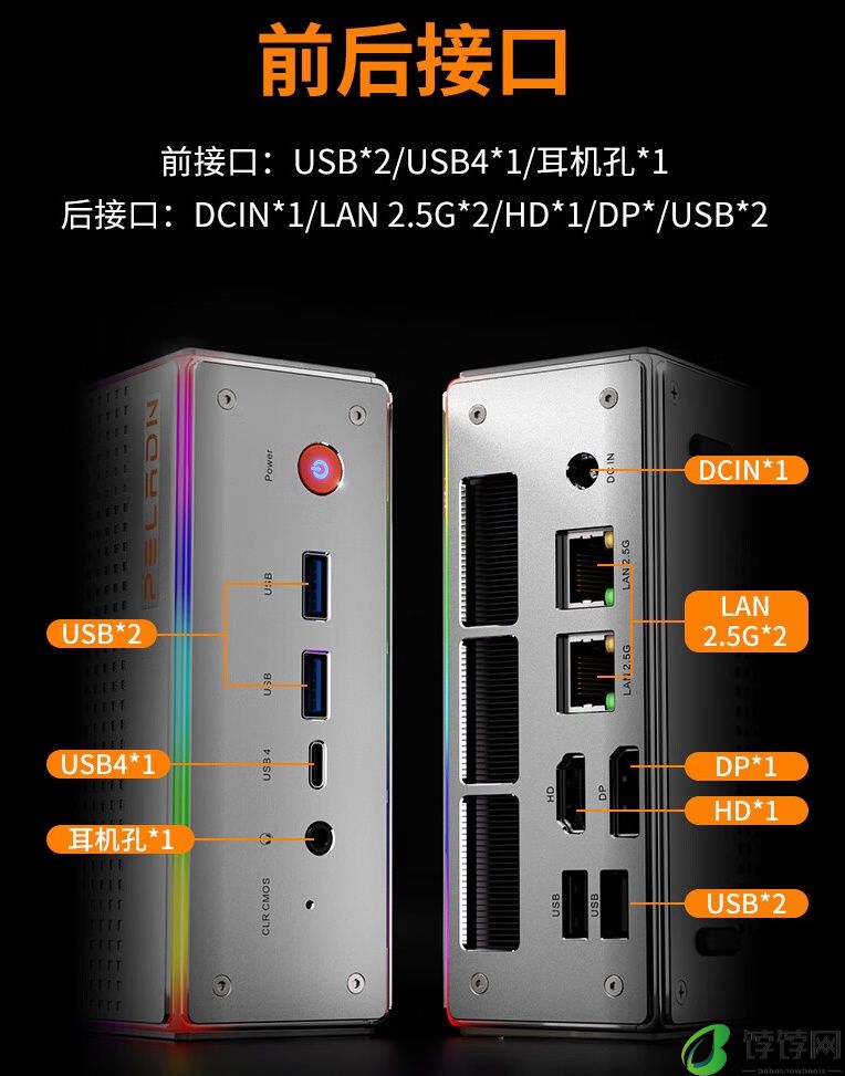 磐镭推出 HO4 MINI 迷你主机：i5-12450H、双 2.5G 网口，2099 元起