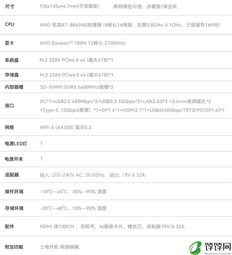 零刻 SER8 迷你主机开启预售：R7 8845HS，准系统版 2599 元