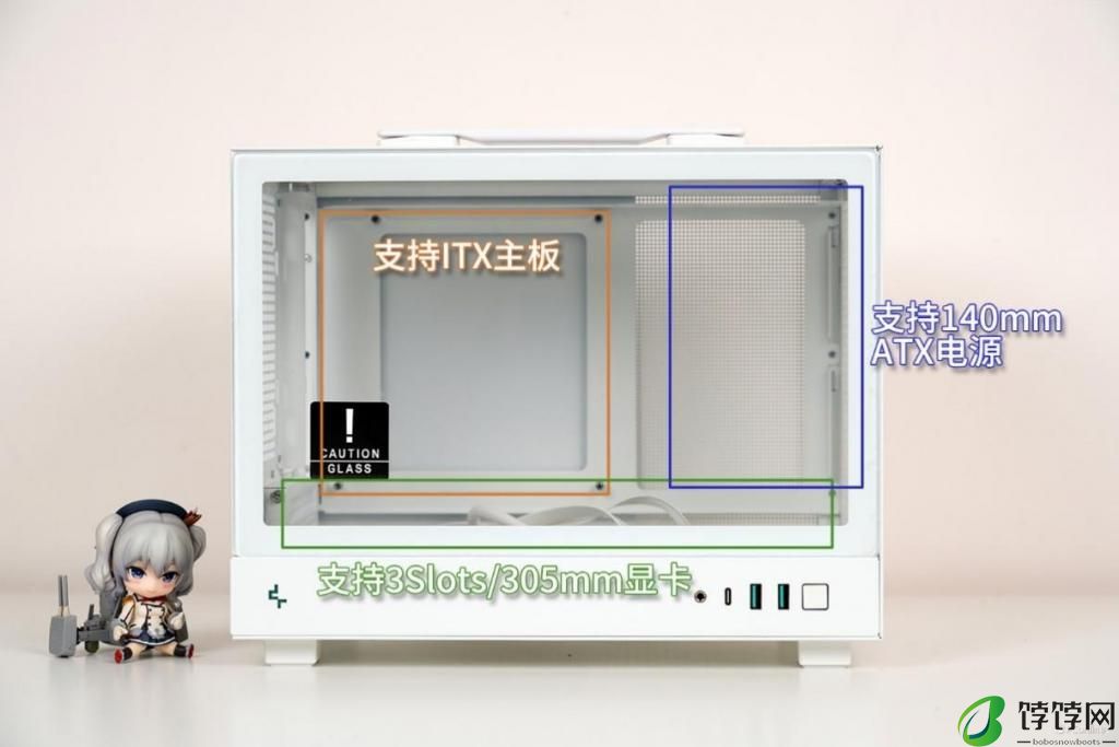  纯白便携 ITX 机箱 九州风神 CH160 试装体验 