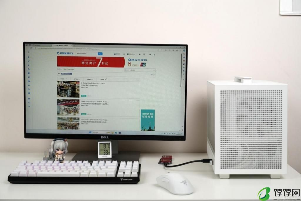  纯白便携 ITX 机箱 九州风神 CH160 试装体验 