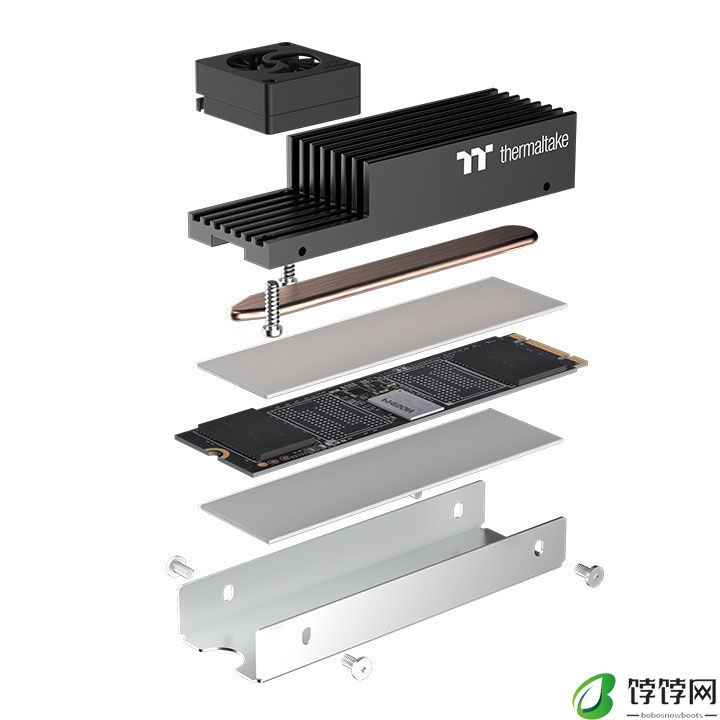 曜越主动式 M.2 2280 固态硬盘散热器 MS-1 上市，149 元